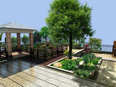 別墅花園設計案例－華美霖深圳綠化公司